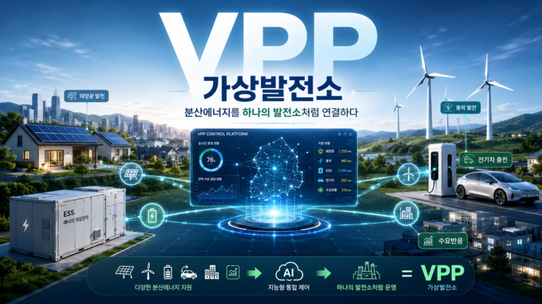 분산전원의 시대, VPP가 전력시장의 중심으로 들어오는 이유