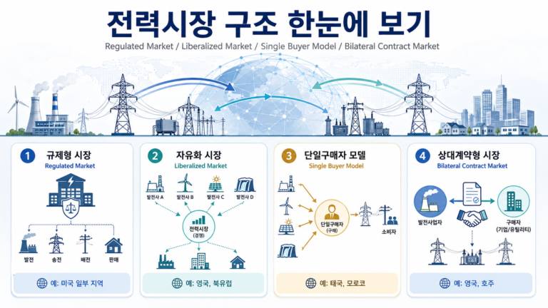 전력시장은 어떻게 나뉘는가