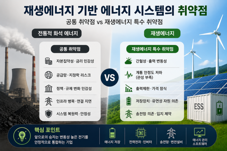 재생에너지 기반 에너지 시스템의 취약점